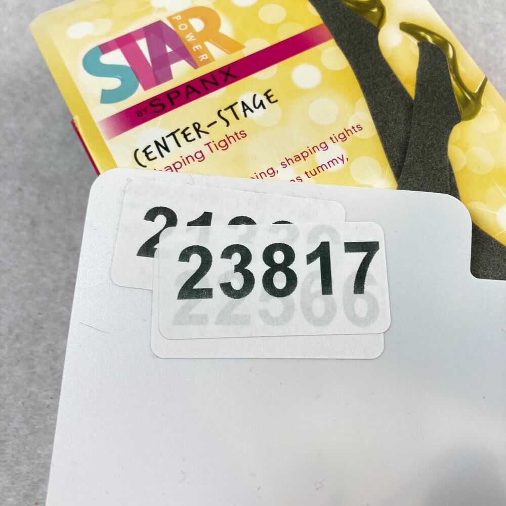 Star Power By Spanx Women's Size D Shaping Tights Heather‎ Gray Stretch Career - Picture 7 of 7